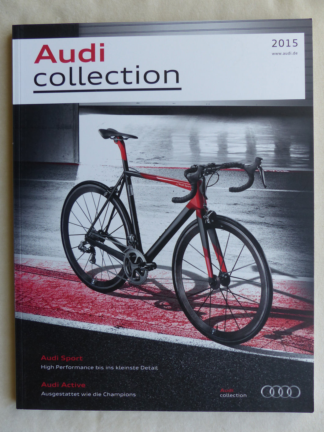 Audi Collection 2015 - TT quattro Sport Racing Bike - Prospekt Brochure 05.2015