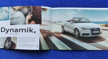 Lade das Bild in den Galerie-Viewer, Audi A3 Cabrio MJ 2014 - Preview Prospekt Brochure 09.2013
