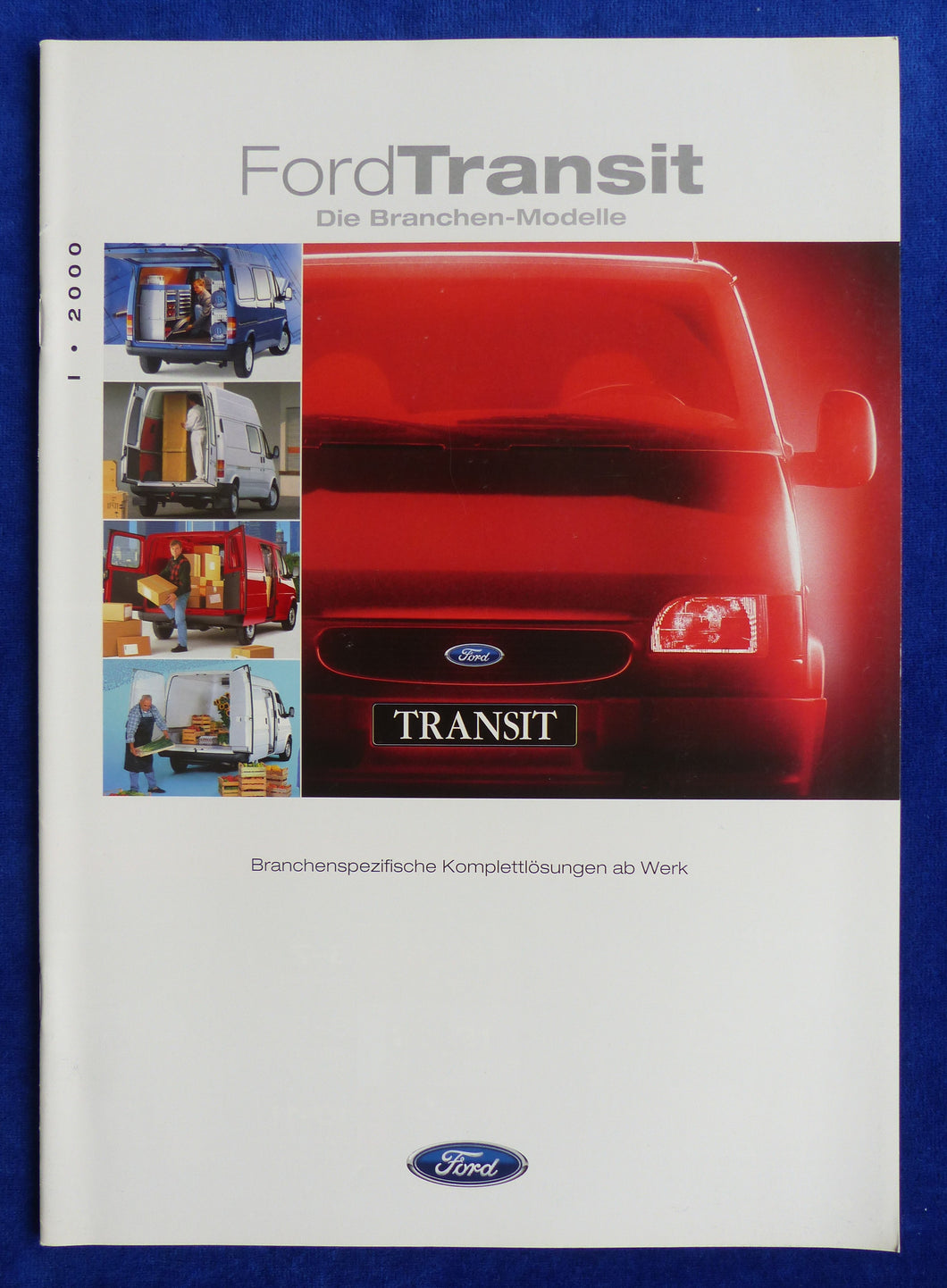 Ford Transit Branchen-Modelle Express Service MJ 2000 Prospekt Brochure 01.2000