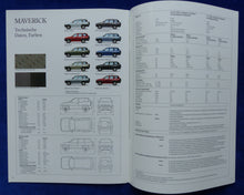 Lade das Bild in den Galerie-Viewer, Ford Maverick 4x4 MJ 1994 - Prospekt Brochure 01.1994
