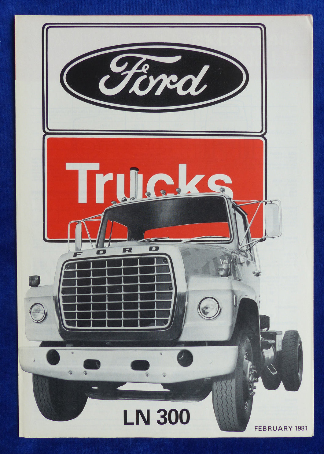 Ford LN 300 Truck Specifications - Prospekt Brochure 02.1981 South Africa