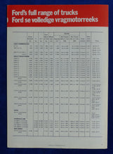Lade das Bild in den Galerie-Viewer, Ford LN 300 Truck Specifications - Prospekt Brochure 02.1981 South Africa
