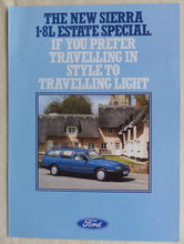 Lade das Bild in den Galerie-Viewer, Ford 1987 Sierra 1.8L Estate Special - UK-Prospekt Brochure 05.1986 England
