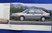 Lade das Bild in den Galerie-Viewer, Ford 1991 Escort GT LX - US-Prospekt Brochure 08.1990 USA Großformat
