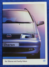 Lade das Bild in den Galerie-Viewer, VW Sharan Family Sondermodell MJ 1999 - Prospekt Brochure 10.1998
