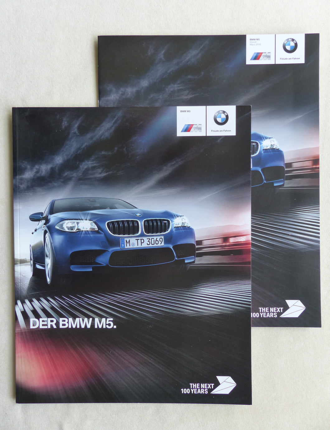 BMW M5 Competition V8 Bi-Turbo Typ F10 MJ 2016 - Prospekt + Preisliste 03.2016