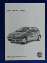Lade das Bild in den Galerie-Viewer, Fiat Punto Classic - Preisliste MJ 2008 - Prospekt Brochure 08.2007
