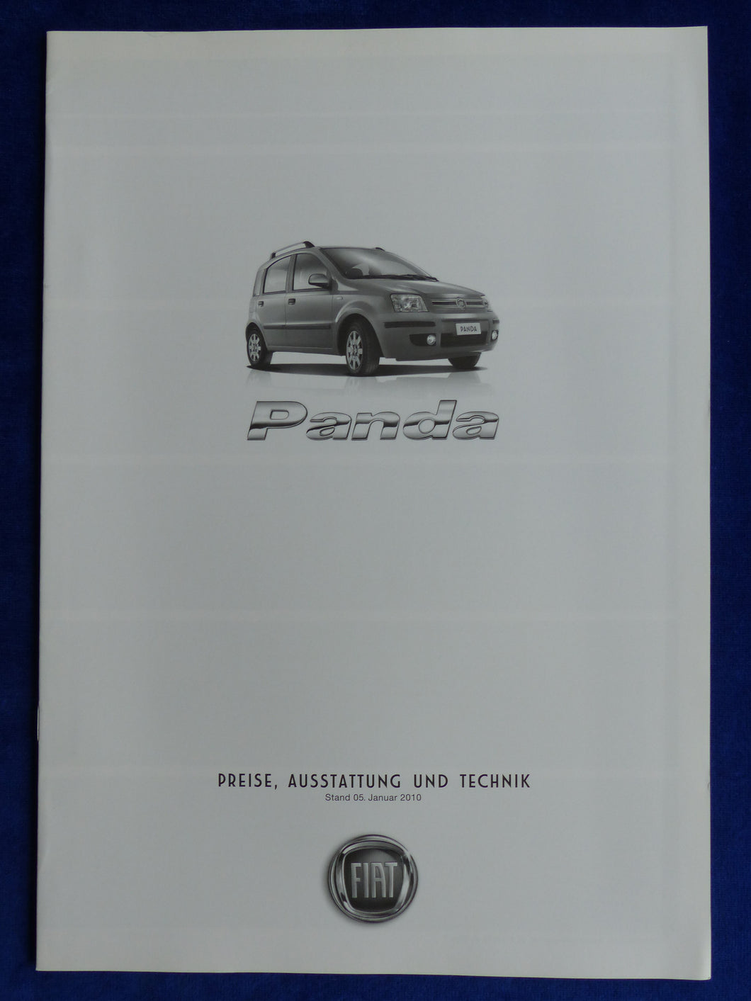 Fiat Panda 4x4 - Preisliste MJ 2010 - Prospekt Brochure 01.2010
