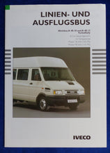 Lade das Bild in den Galerie-Viewer, Iveco Linienbus A 40.10 40.12 TurboDaily MJ 1997 - Prospekt Brochure 09.1996
