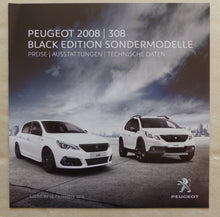Lade das Bild in den Galerie-Viewer, Peugeot 2008 308 Black Edition - Preisliste MJ 2019 - Prospekt Brochure 12.2018
