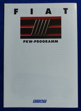 Lade das Bild in den Galerie-Viewer, Fiat Programm 1992 - Panda Uno Tipo Tempra Croma - Prospekt Brochure 12.1991
