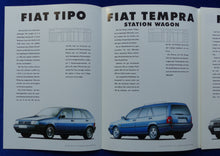 Lade das Bild in den Galerie-Viewer, Fiat Programm 1992 - Panda Uno Tipo Tempra Croma - Prospekt Brochure 12.1991
