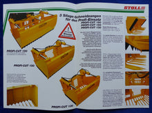 Lade das Bild in den Galerie-Viewer, Stoll Profi-Cut Silage-Schneidzangen - Prospekt Brochure 04.1997
