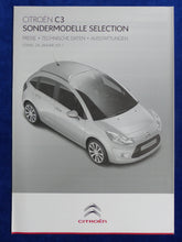 Lade das Bild in den Galerie-Viewer, Citroen C3 Sondermodell Selection - Preisliste - Prospekt Brochure 01.2011
