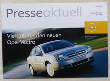 Lade das Bild in den Galerie-Viewer, Opel Vectra - Pressestimmen - Prospekt Brochure 04.2002
