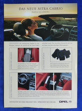 Lade das Bild in den Galerie-Viewer, Opel Astra Cabrio Zubehör Exterieur Interieur - Prospekt Brochure 04.2001
