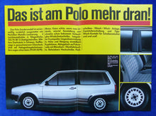 Lade das Bild in den Galerie-Viewer, VW Polo Perlsilber Sondermodell - Prospekt Brochure 1983
