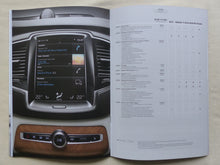 Lade das Bild in den Galerie-Viewer, Volvo XC90 Excellence Hybrid - Preisliste MJ 2017 - Prospekt Brochure 03.2016
