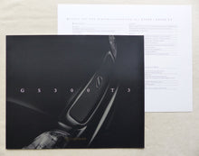 Lade das Bild in den Galerie-Viewer, Lexus GS 300 T3 Sondermodell MJ 1996 - Prospekt Brochure + Preisliste 06.1995
