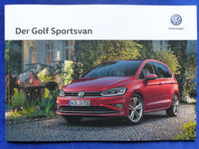 Lade das Bild in den Galerie-Viewer, VW Golf Sportsvan MJ 2019 - Prospekt Brochure 12.2018
