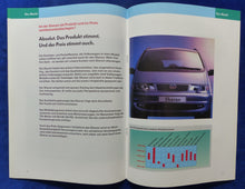Lade das Bild in den Galerie-Viewer, VW Sharan TDI MJ 1996 interne Argumente - Prospekt Brochure 11/1995
