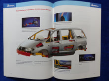Lade das Bild in den Galerie-Viewer, VW Sharan Carat VR6 MJ 1996 interne Argumente - Prospekt Brochure 10.1995
