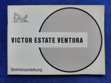 Lade das Bild in den Galerie-Viewer, Vauxhall Victor Estate Ventora MJ 1968 - Betriebsanleitung Handbuch 12.1967

