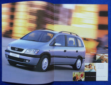 Lade das Bild in den Galerie-Viewer, Opel Zafira MJ 1999 - Prospekt Brochure + Preisliste 02.1999
