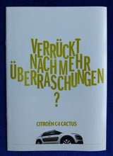 Lade das Bild in den Galerie-Viewer, Citroen C4 Cactus - Prospekt Brochure 03.2014
