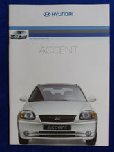 Lade das Bild in den Galerie-Viewer, Hyundai Accent MJ 2003 - Prospekt Brochure 02.2003
