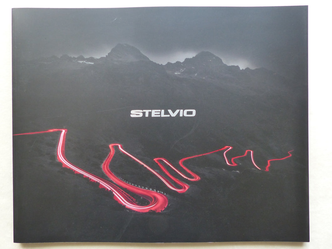 Alfa Romeo Stelvio First Edition Turbo 16V MJ 2018 - Prospekt Brochure 06.2017