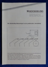 Lade das Bild in den Galerie-Viewer, Köckerling Hackstriegel praktische Anwendung - Prospekt Brochure 01.1993
