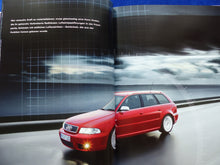 Lade das Bild in den Galerie-Viewer, Audi RS 4 Avant quattro V6 Biturbo - Hardcover Prospekt + Preisliste 02.2000
