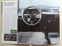 Lade das Bild in den Galerie-Viewer, Nissan Patrol Station MJ 1991 - Prospekt Brochure + Daten Ausstattungen 03.1991
