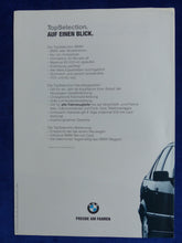 Lade das Bild in den Galerie-Viewer, BMW TopSelection Gebrauchtwagen - Prospekt Brochure 02.1994
