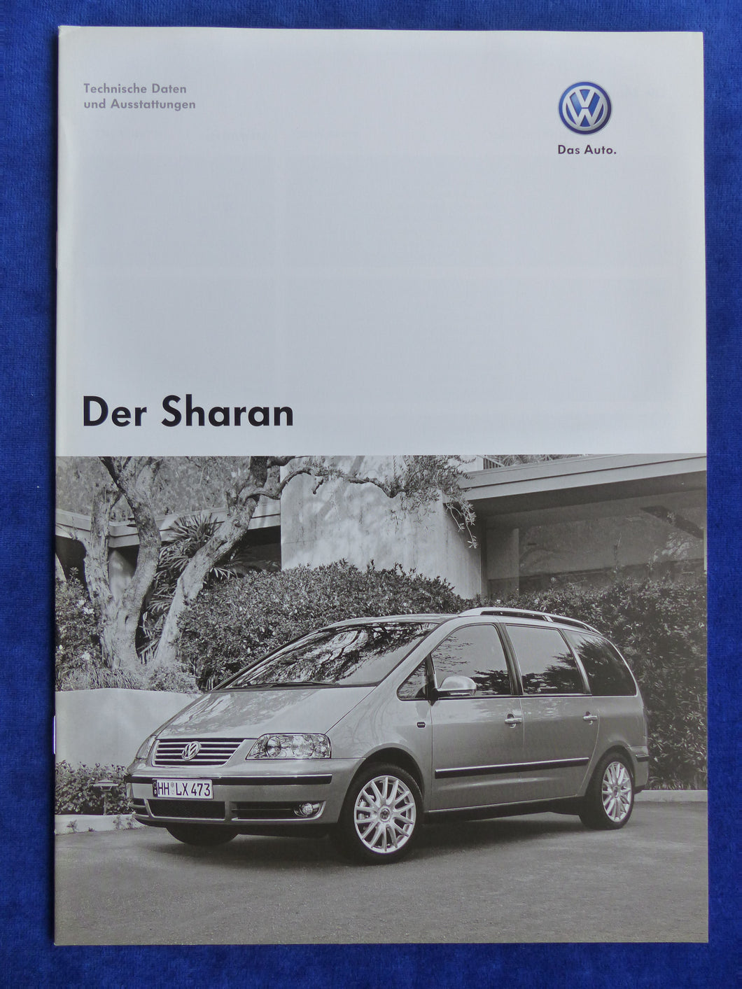 VW Sharan - Daten & Ausstattungen MJ 2008 - Prospekt Brochure 10.2007