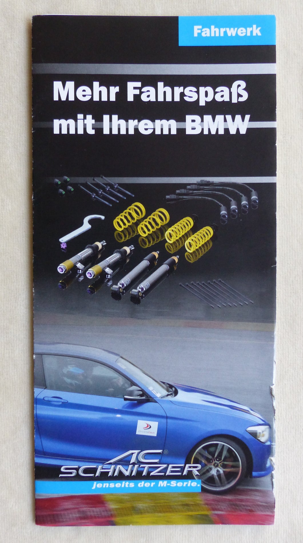AC Schnitzer Fahrwerke für BMW 1er M3 M5 M6 X5 X6 Z4 - Prospekt Brochure 11.2015