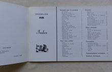 Lade das Bild in den Galerie-Viewer, Vauxhall Viva MJ 1966 - Manuel D'Entretien Betriebsanleitung 10.1965 Frankreich
