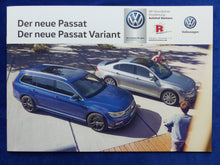 Lade das Bild in den Galerie-Viewer, VW Passat Variant IQ Drive R-Line MJ 2020 - Prospekt Brochure 06.2019
