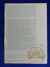 Lade das Bild in den Galerie-Viewer, Daimler-Benz Nallinger zu Ideen &amp; Technik - Sonderdruck Automobil-Industrie 1960

