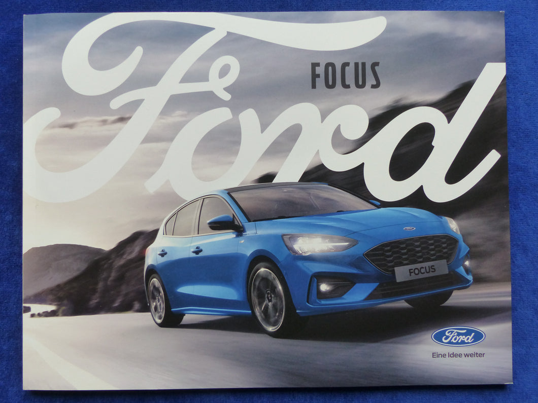 Ford Focus Turnier ST-Line Active MJ 2019 - Prospekt Brochure 05.2019