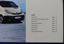 Lade das Bild in den Galerie-Viewer, Opel Taxi-Modelle 2007 Zafira Vectra Signum Combo - Prospekt Brochure 02.2007
