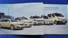 Lade das Bild in den Galerie-Viewer, Opel Taxi-Modelle 2007 Zafira Vectra Signum Combo - Prospekt Brochure 02.2007

