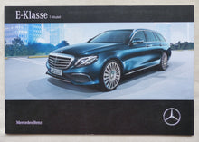 Lade das Bild in den Galerie-Viewer, Mercedes-Benz E-Klasse T-Modell E 220d 250 MJ 2017 - Prospekt Brochure 06.2016
