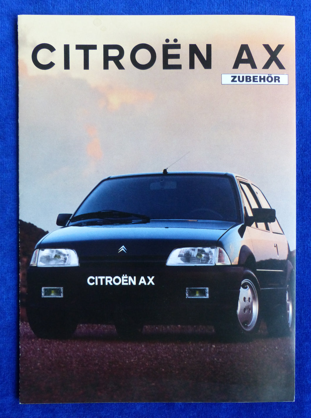 Citroen AX - Zubehör MJ 1992 - Prospekt Brochure 07.1991