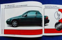 Lade das Bild in den Galerie-Viewer, Honda Programm 1995 - Civic CRX Accord Legend NSX - Prospekt Brochure 02.1995
