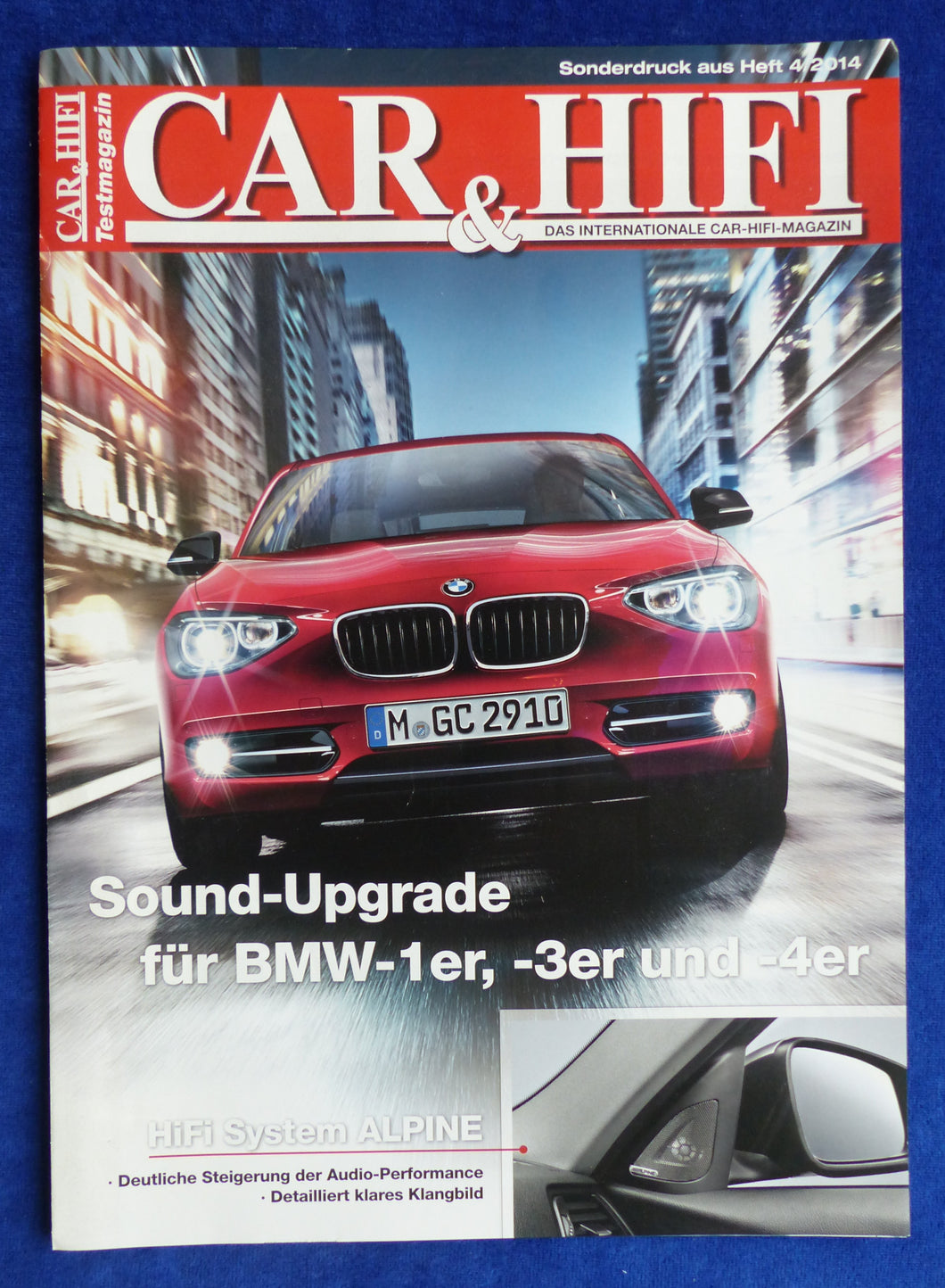 BMW 1er 3er 4er - Sound Alpine Nachrüstung - Sonderdruck Car & Hifi Heft 4/2014