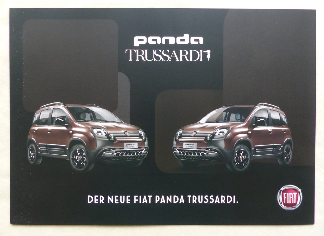 Fiat Panda Trussardi Sondermodell - Prospekt Brochure 2019