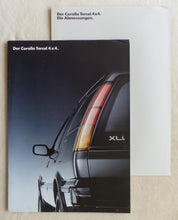 Lade das Bild in den Galerie-Viewer, Toyota Corolla Tercel 4x4 MJ 1992 - Prospekt + Daten &amp; Ausstattungen 03.1992
