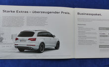 Lade das Bild in den Galerie-Viewer, Audi Q7 Ausstattungspakete MJ 2014 - Prospekt Brochure 04.2013
